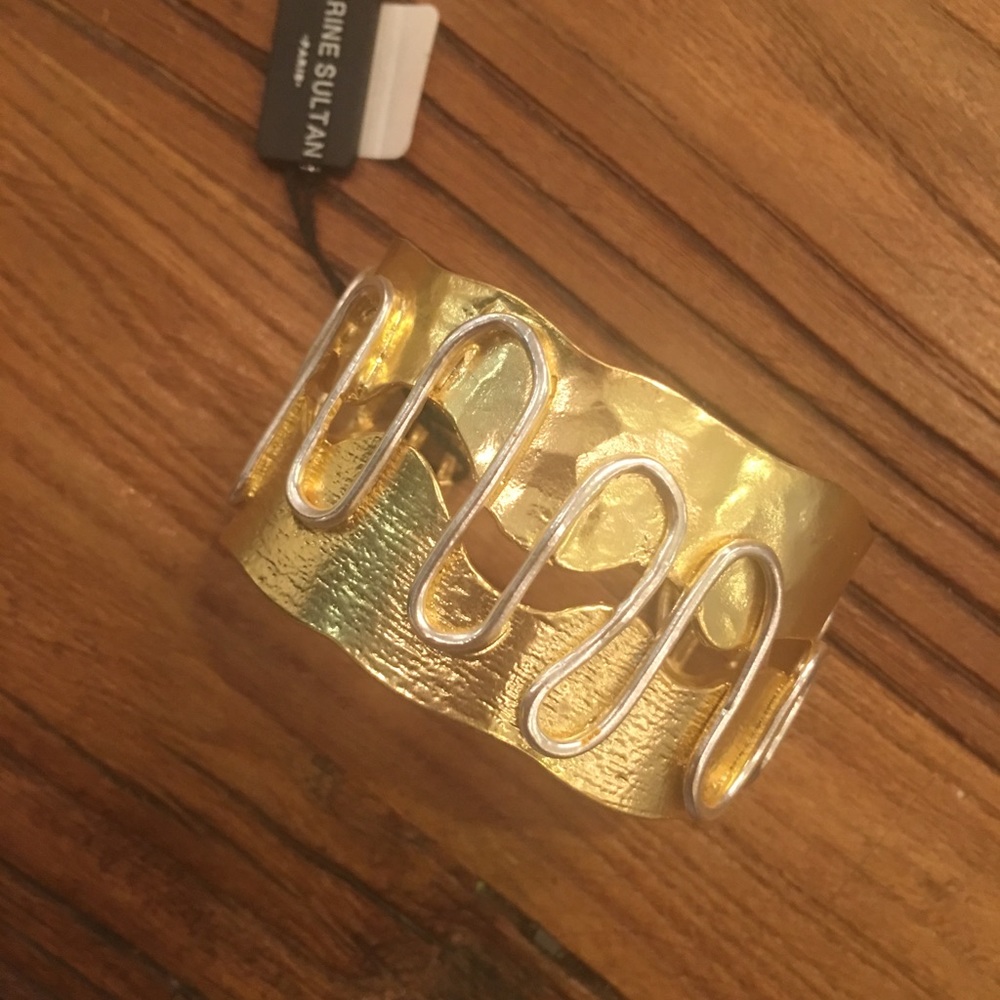 Karine Sultan cuff bracelet